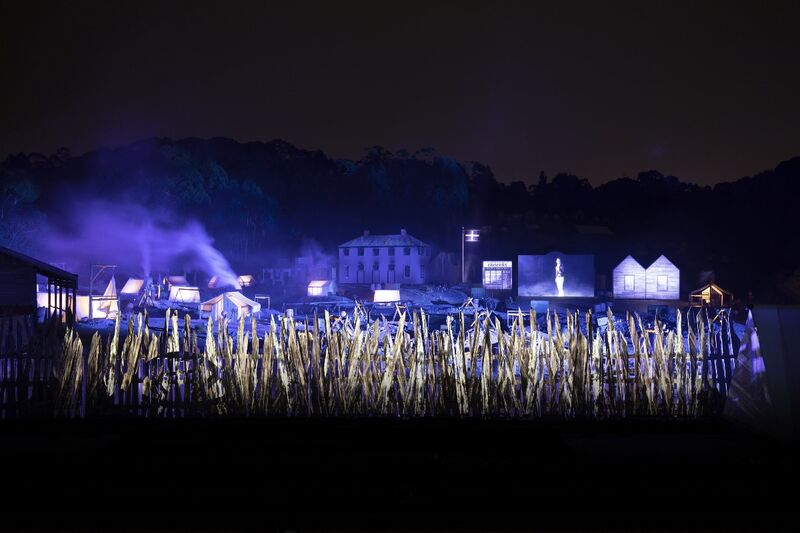 Aura Sound and Light Show at Sovereign Hill - Log Cabin Camp Venues