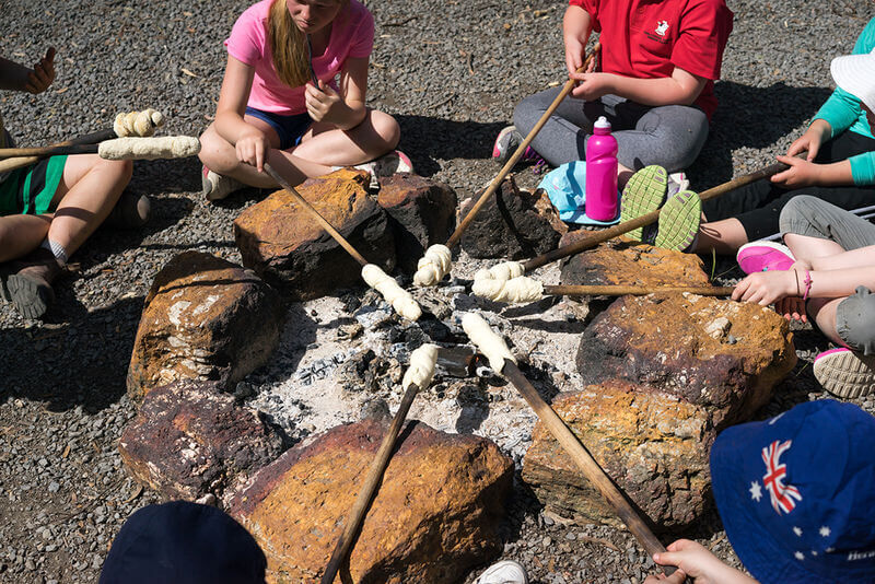 Billy Tea + Damper - Log Cabin Camp Venues