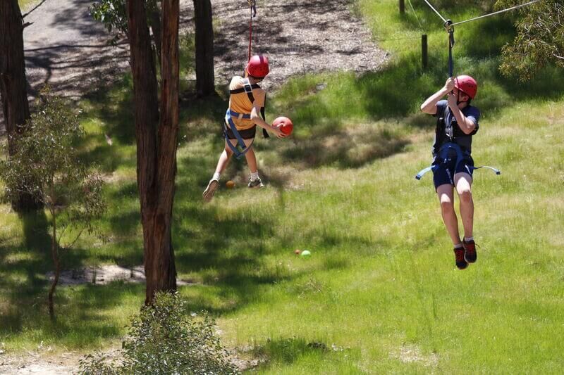Dual Zipline - Log Cabin Camp Venues