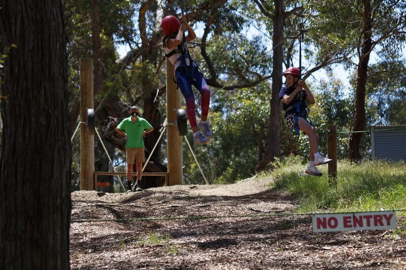 Dual Zipline - Log Cabin Camp Venues