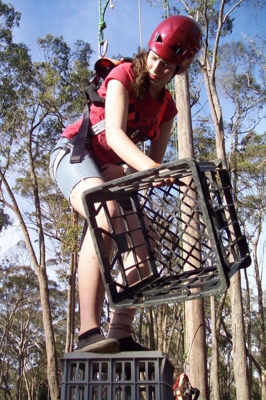 Milk Crate Stacking - Log Cabin Camp Venues