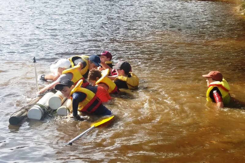 Raft Building - Log Cabin Camp Venues
