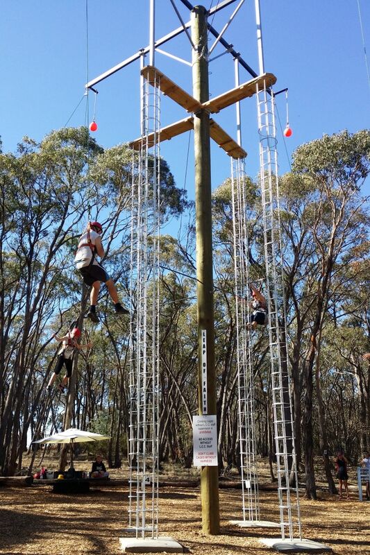 Log Cabin Camp Venues - 4 Person Leap of Faith - Log Cabin Camp Venues