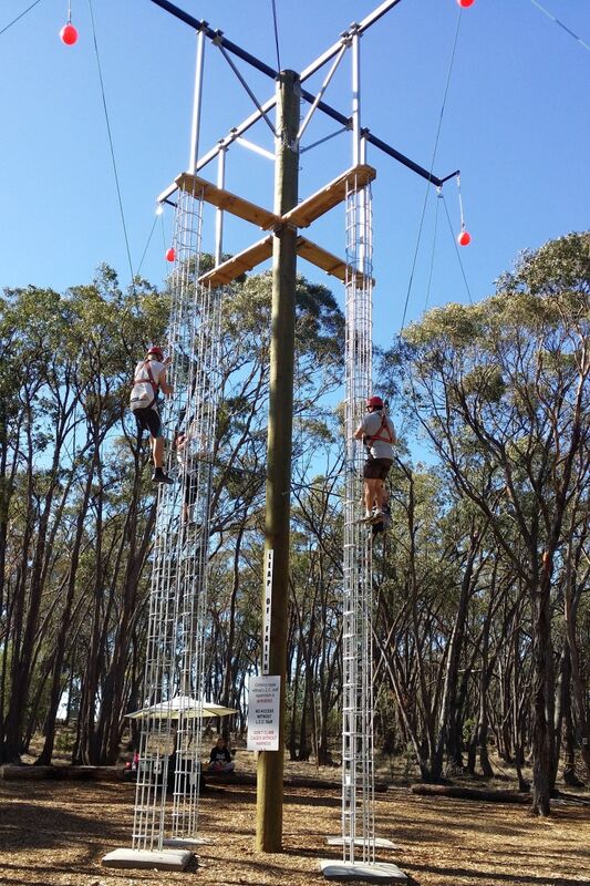 Log Cabin Camp Venues - 4 Person Leap of Faith - Log Cabin Camp Venues