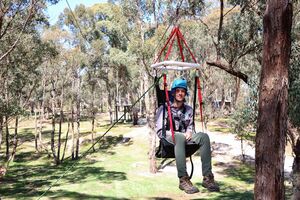 Accessible Zip Line at Log Cabin Camp Creswick