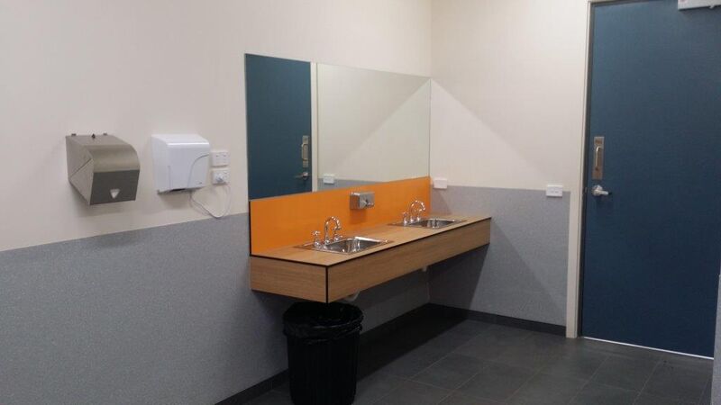 Bathroom Facilities - Log Cabin Camp