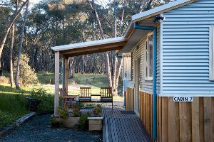 Cabin 7 verandah with sitting area