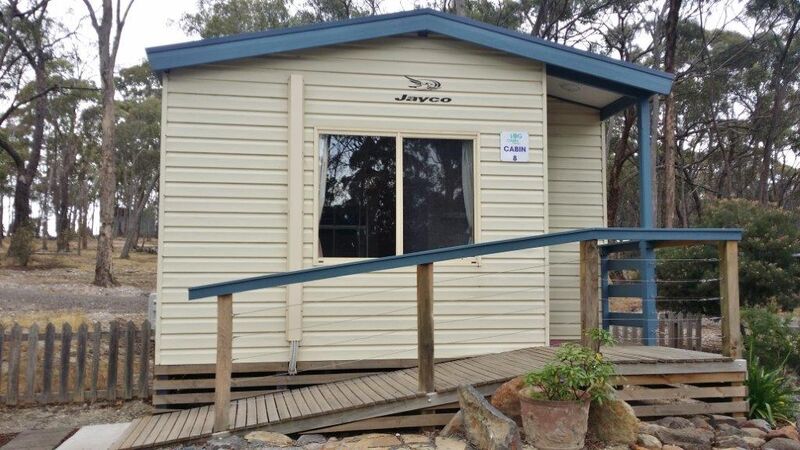 Cabin 8 with ramp - Log Cabin Camp