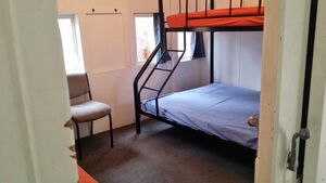 Caboose Bunk Bed - Log Cabin Camp