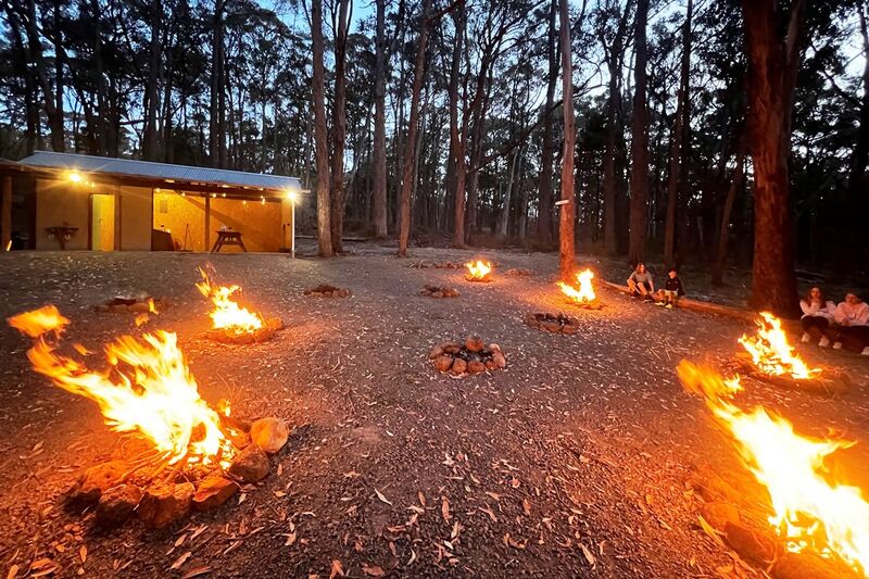 Campfires at Adekate Camp Dean