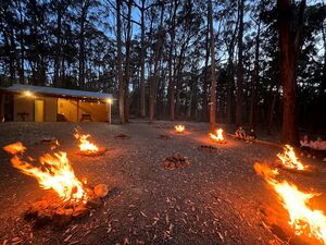 Campfires at Night - Adekate Camp