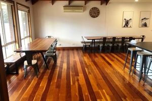 Dining Area at Log Cabin Homestead Creswick