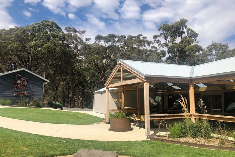 Dining Hall Portico Adekate Camp Dean