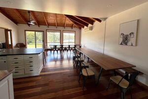 Dining Room at Log Cabin Homestead Creswick