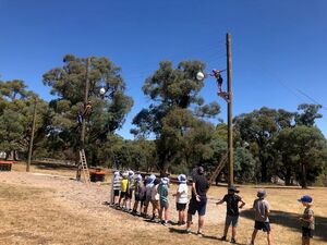 Dual Leap of Faith - Log Cabin Homestead Creswick