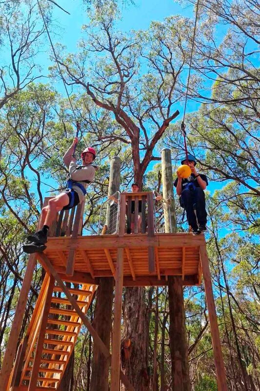 Dual Ziplines at Adekate Camp Dean