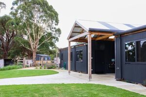 Entrance at Log Cabin Homestead Creswick