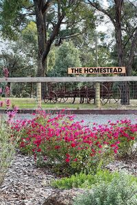 Entry & Gardens at Log Cabin Homestead Creswick