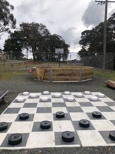 Giant Checkers - Adekate Camp