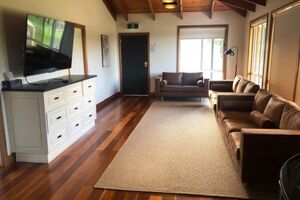 Loungeroom at Log Cabin Homestead Creswick
