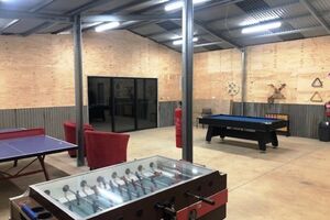Rec Room at Log Cabin Homestead Creswick