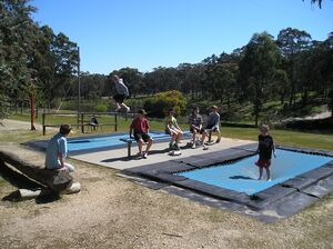 Trampolines - Log Cabin Camp