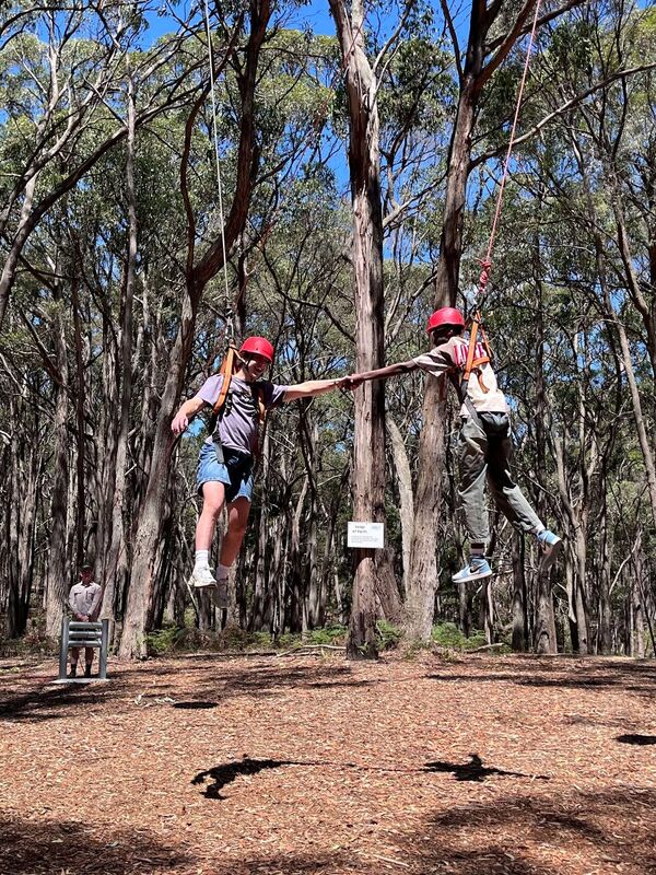 Log Cabin Camp Values - Having A Go