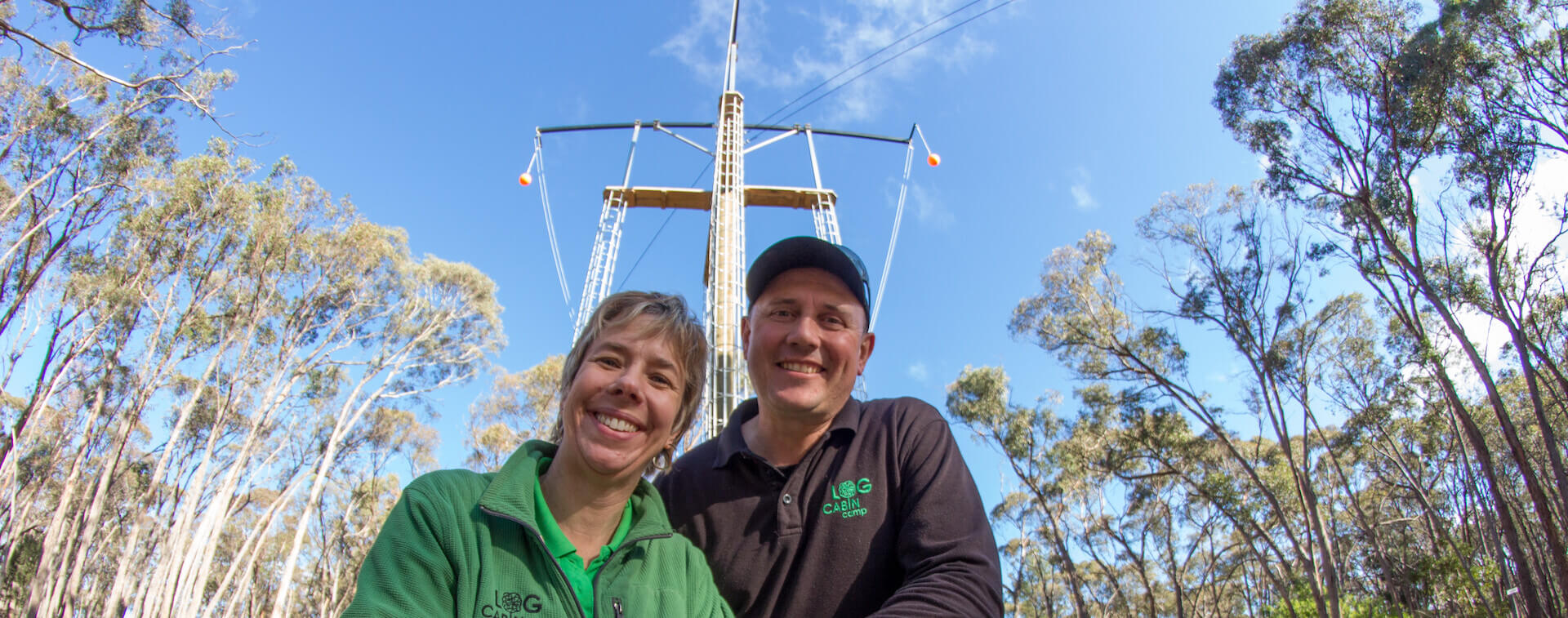 Camp owners Christine and Grant