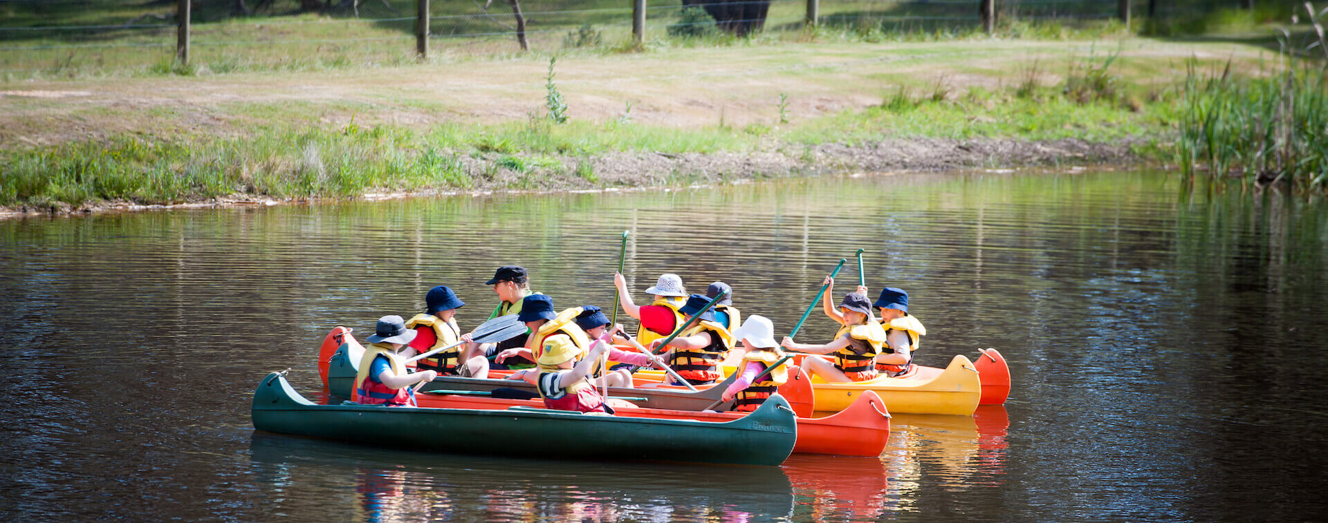 Kids Canoeing